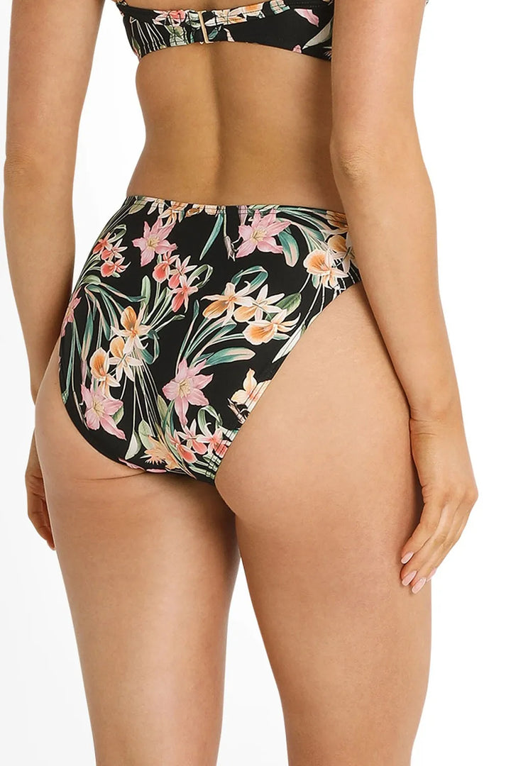 Azura Camellia Classic High Leg Swim Bottom - Size 8