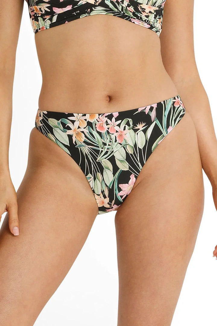 Azura Camellia Classic High Leg Swim Bottom - Size 8