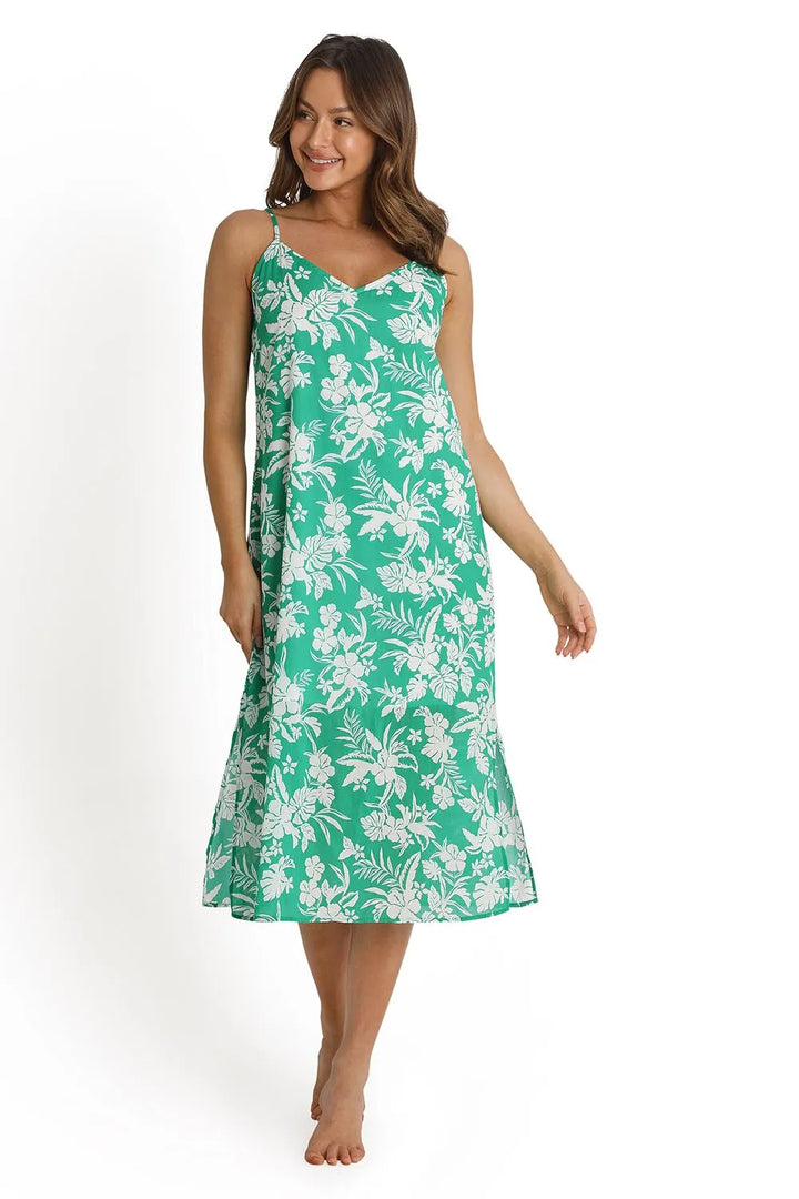 Azura Island Girl Slip Dress Cover Up - Size Small