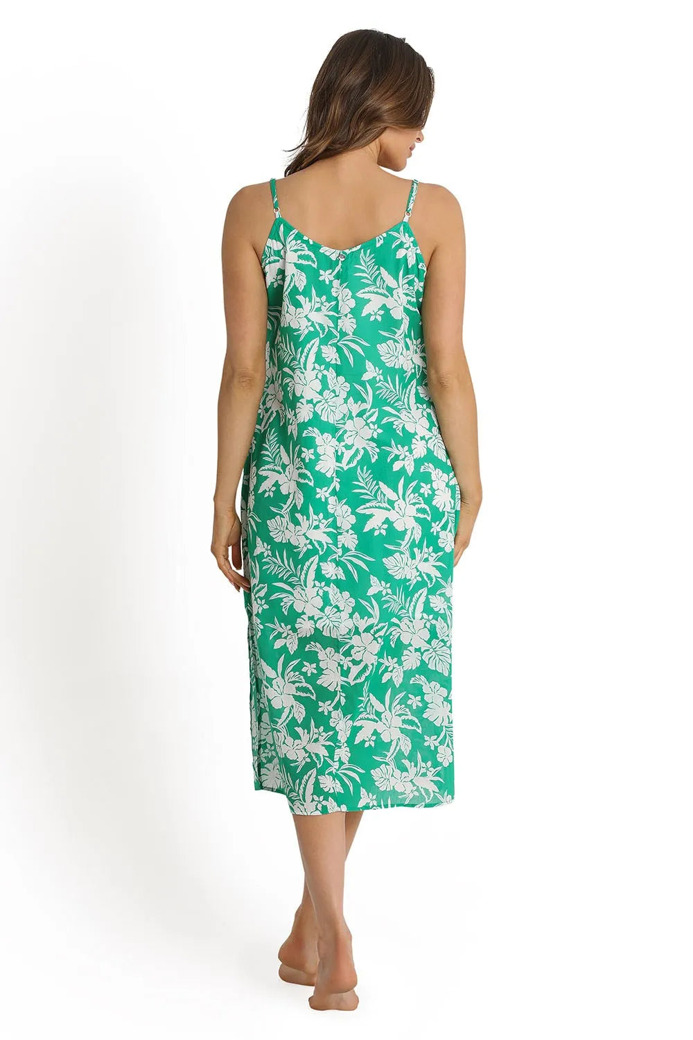 Azura Island Girl Slip Dress Cover Up - Size Small
