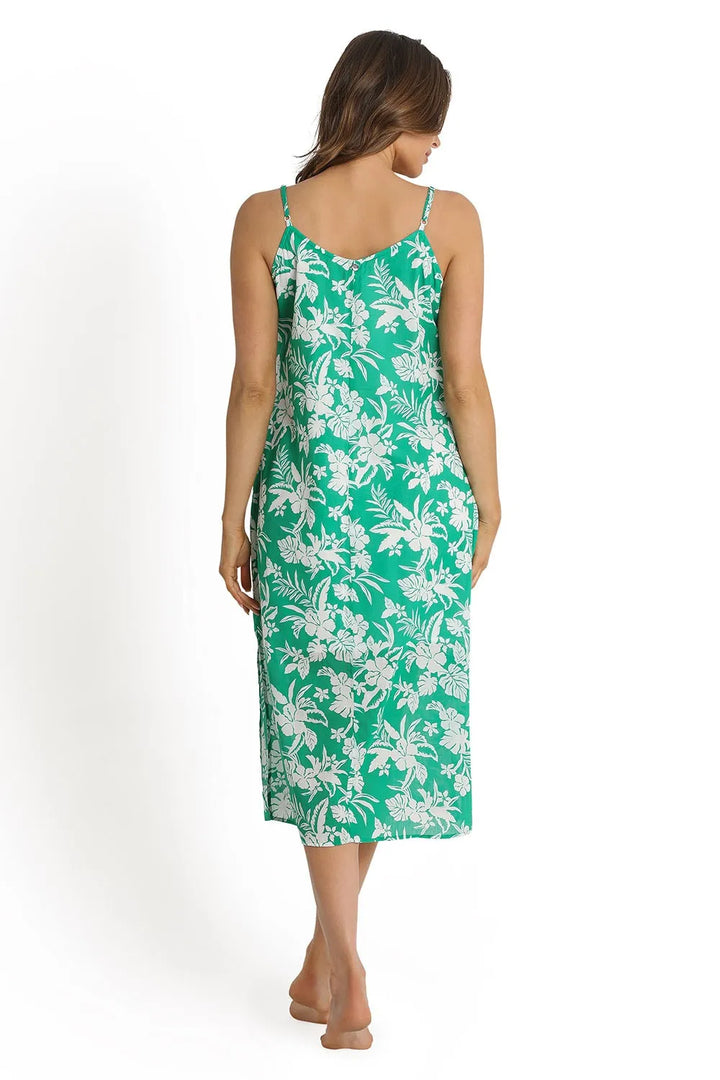 Azura Island Girl Slip Dress Cover Up - Size Small