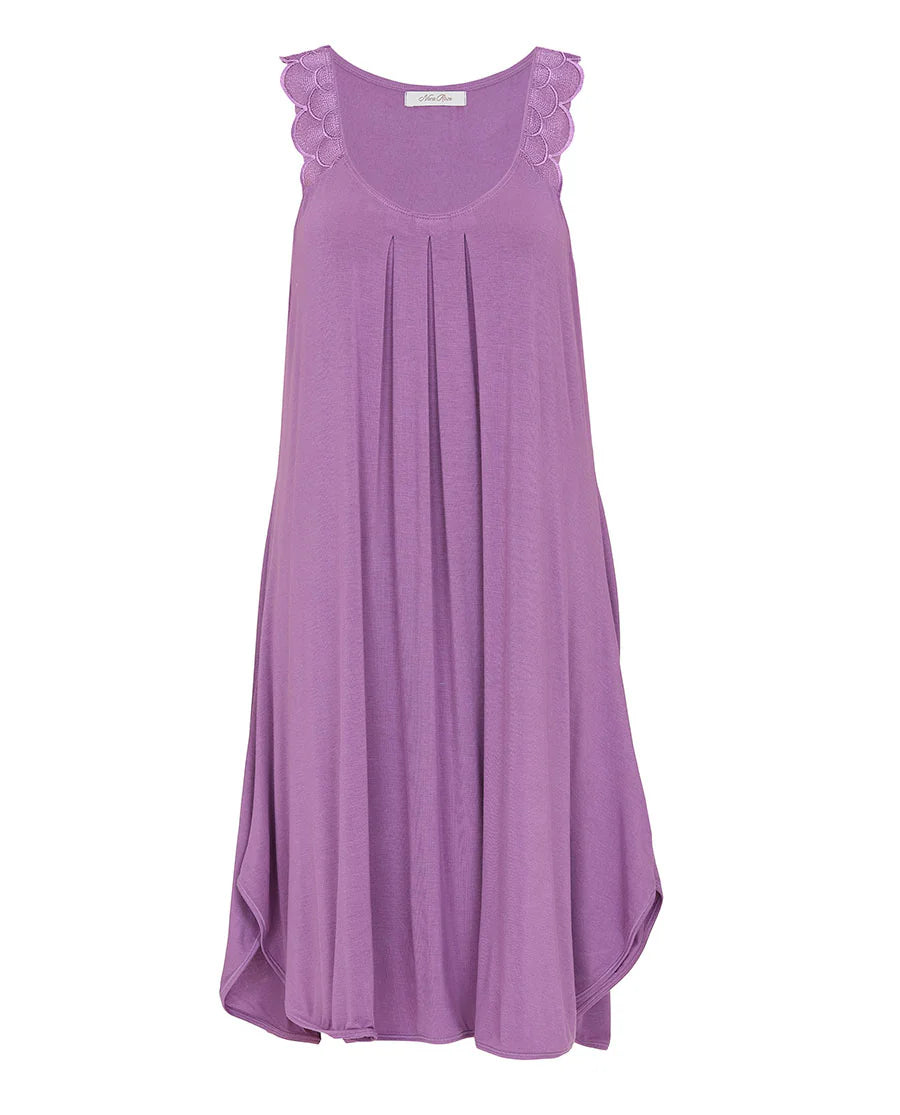 Rhea Lace Detail Jersey Swing Nightdress