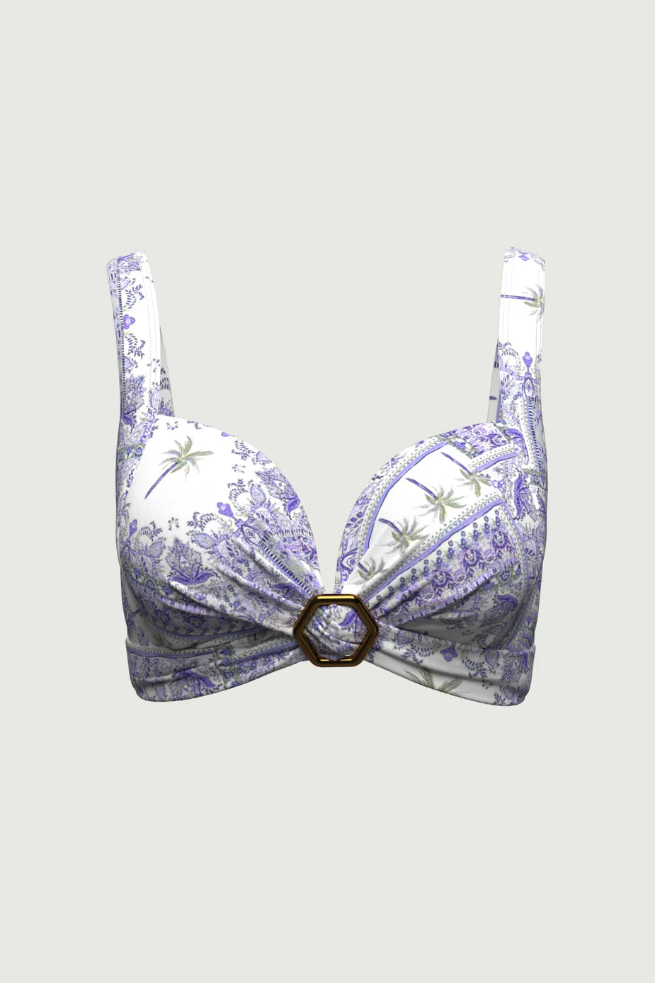 Desert Palm Ring Bikini Top - Size 8