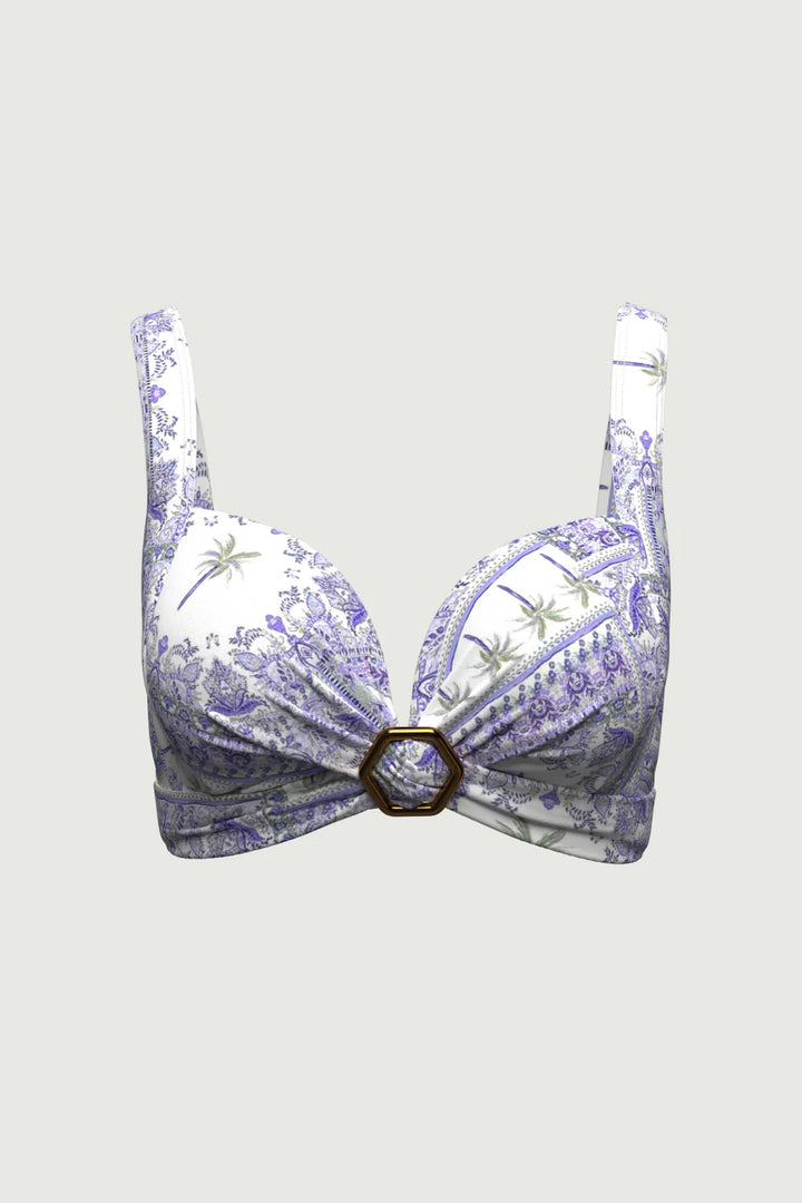 Desert Palm Ring Bikini Top - Size 8
