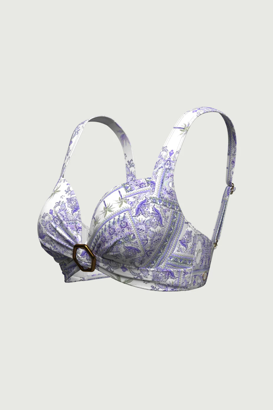Desert Palm Ring Bikini Top - Size 8