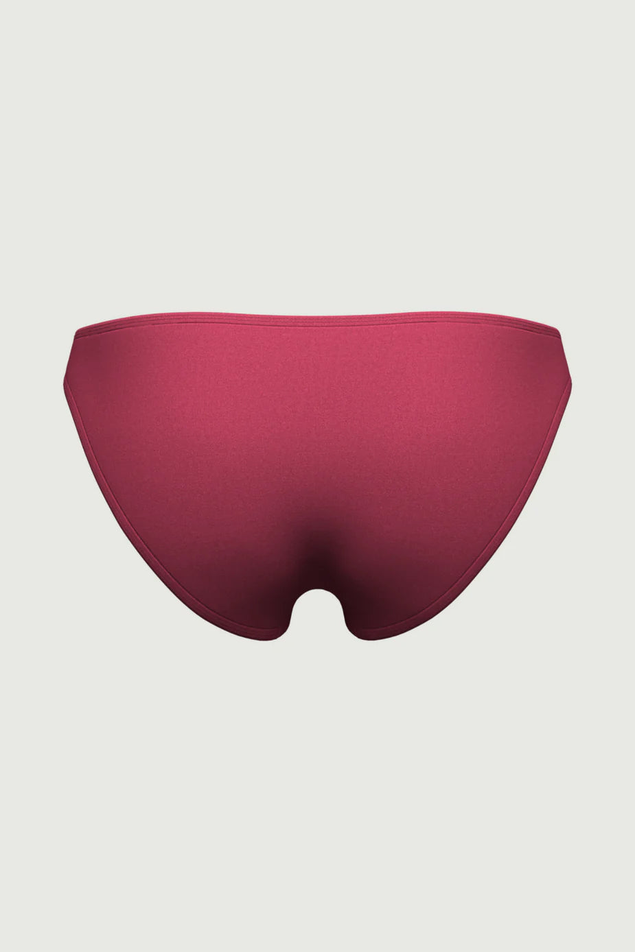 Core Solid Sangria Classic Bikini Bottom - Size 8