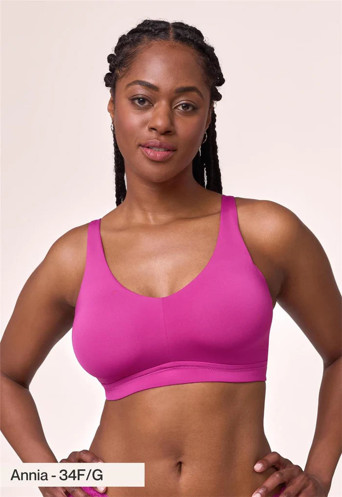 Mysa Cup-Sized Wire-Free Bralette - Passion Fruit