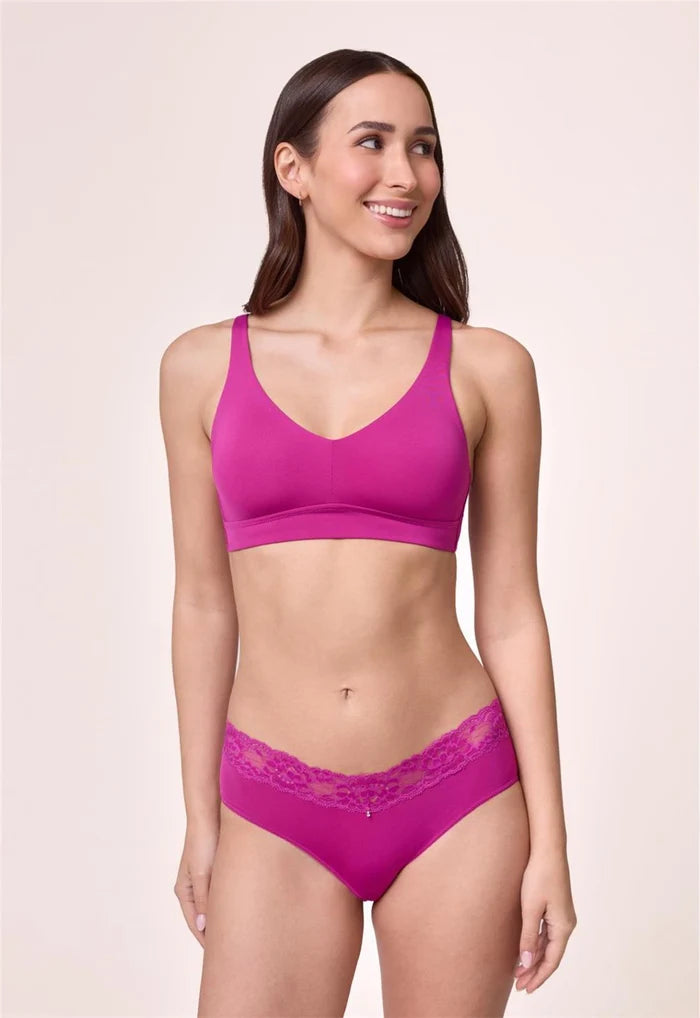 Mysa Cup-Sized Wire-Free Bralette - Passion Fruit