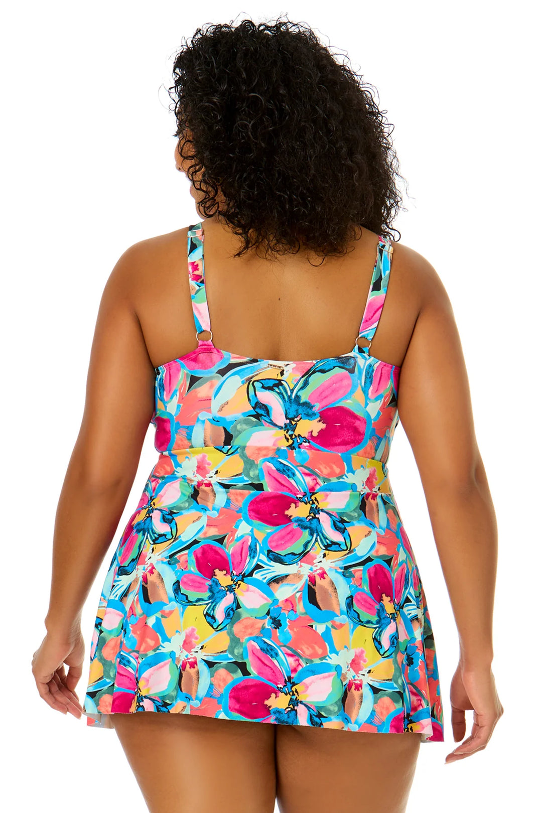 Amalfi Floral Maillot Swim Dress