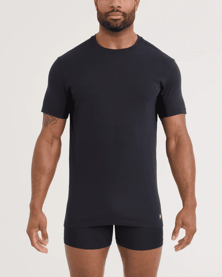 Saxx DropTemp® Dry Cotton (2 Pack). Cooling Crew Neck Undershirt