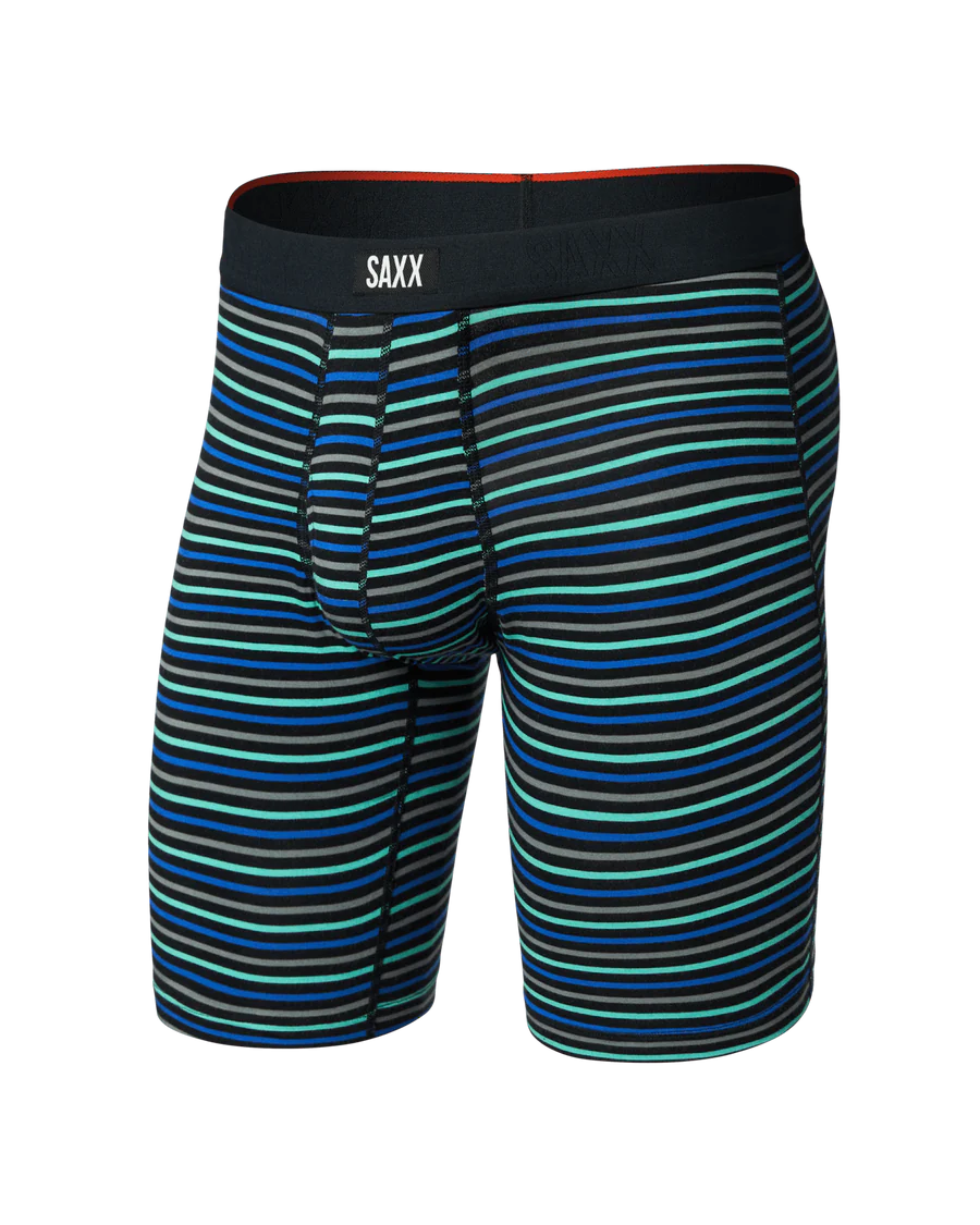 Saxx Vibe Xtra Soft Comfort Long Boxer Brief  - Gents Stripe
