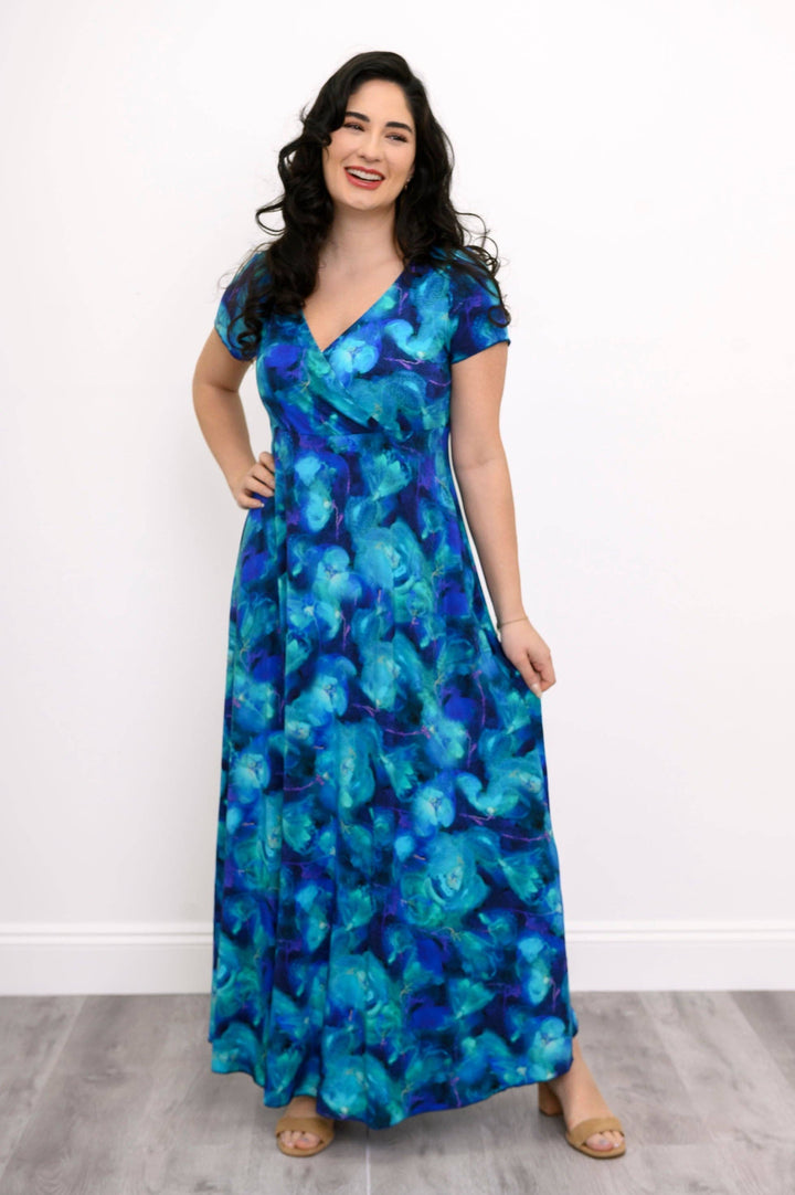 Aurora Bamboo Ocean Reef Maxi Dress - Sheer Essentials Lingerie & Swimwear
