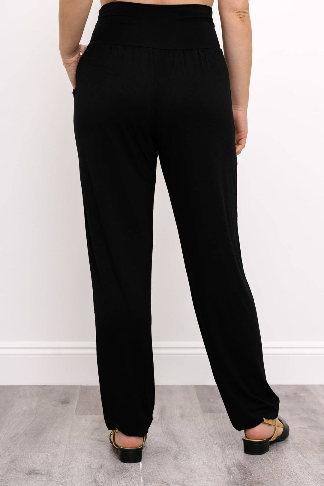 Clair Black Bamboo Pant