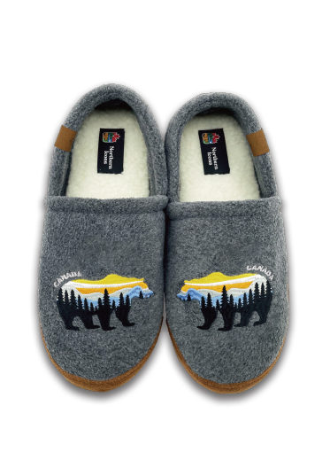 Wild Bear Canada Moccasin Slippers