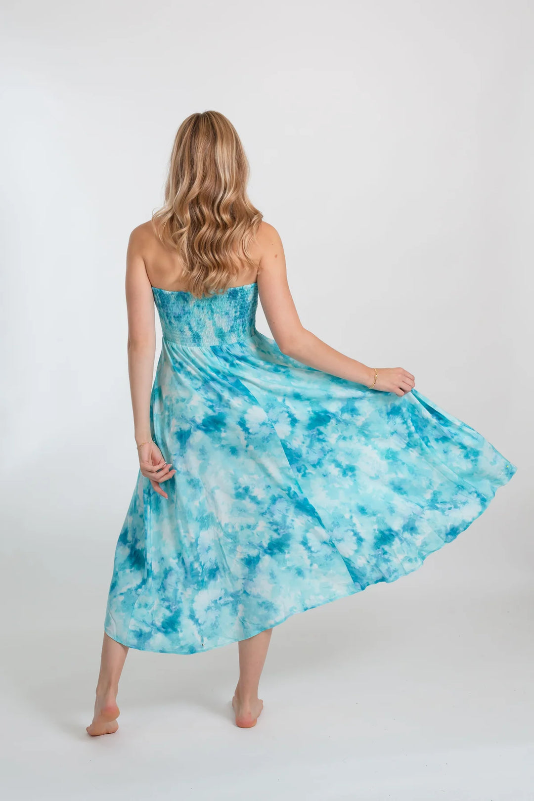 Aquarella Convertible Bandeau Dress - Size Small