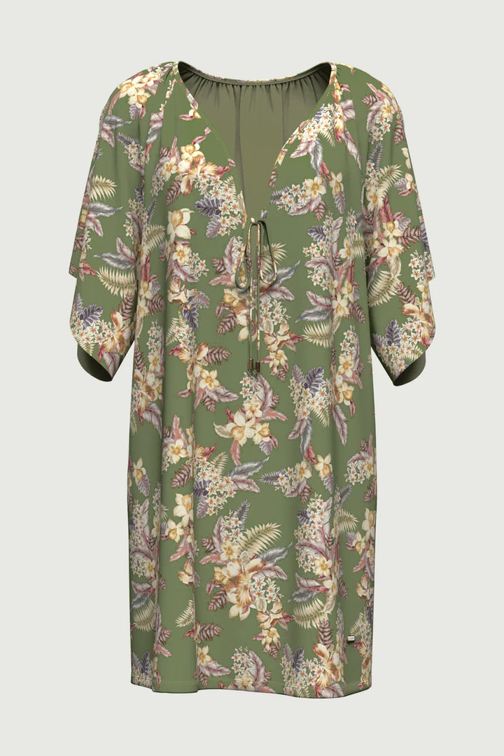 Desert Tropics V-Neck Kaftan