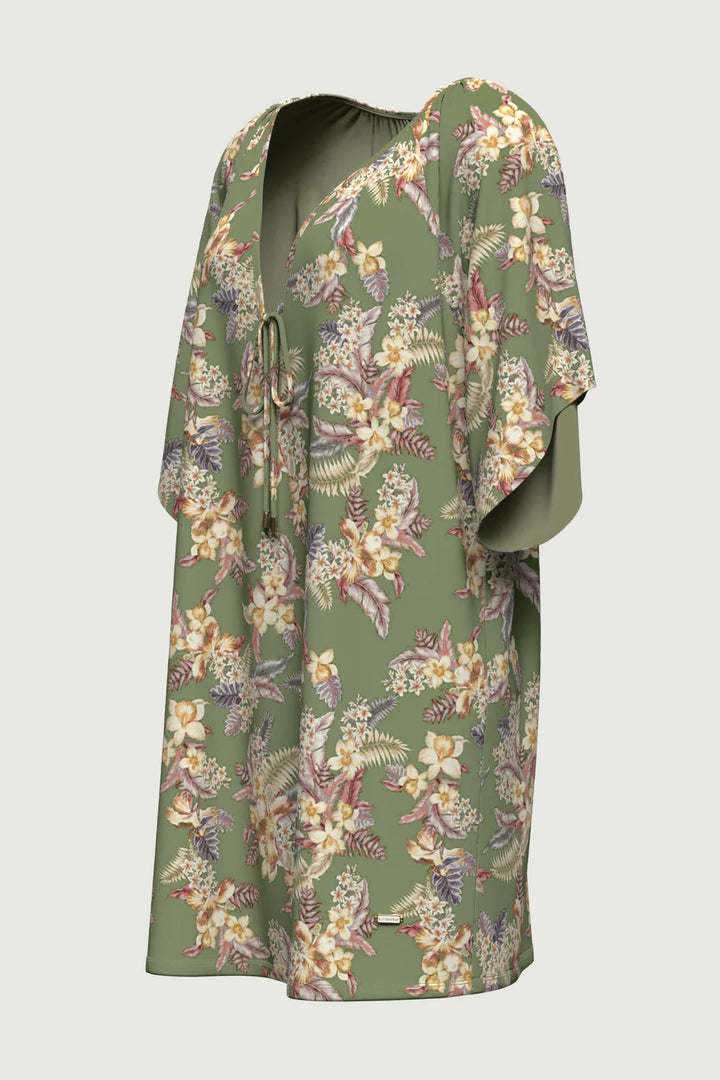 Desert Tropics V-Neck Kaftan