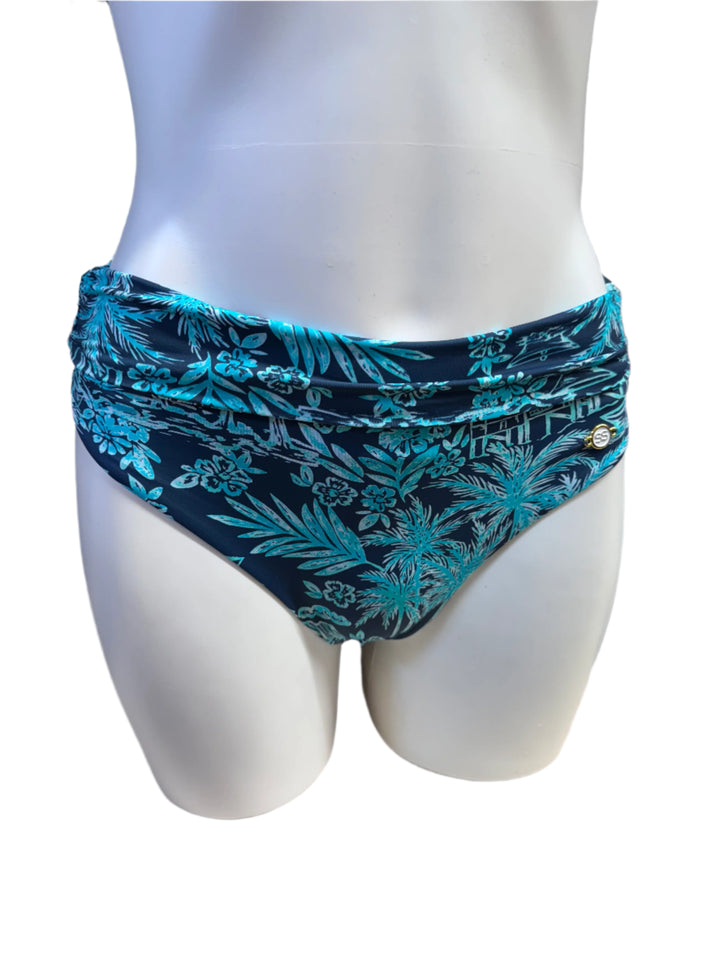 Sunseeker Tropics Convertible Ruched Bikini Bottom - Size 8