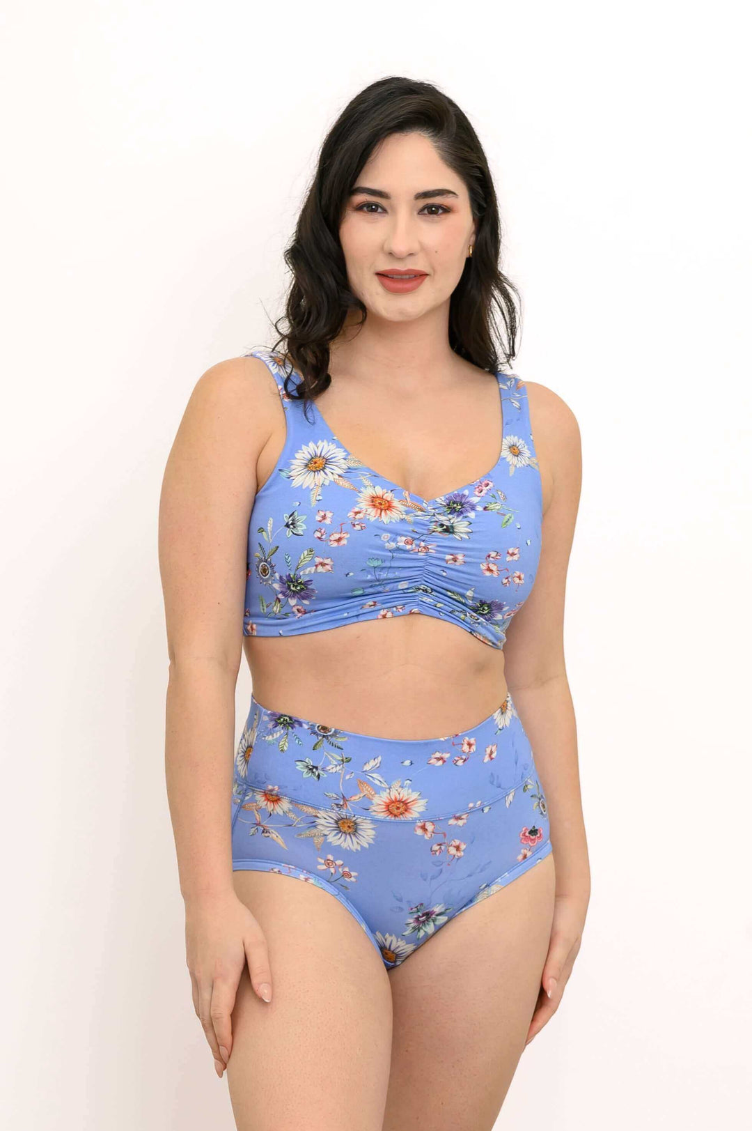 Clipper Bamboo Bra - Peri Daisy