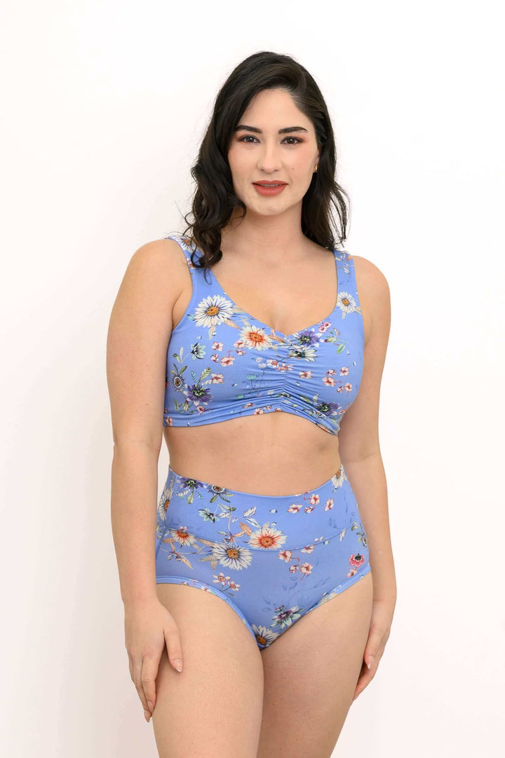 Clipper Bamboo Bra - Peri Daisy