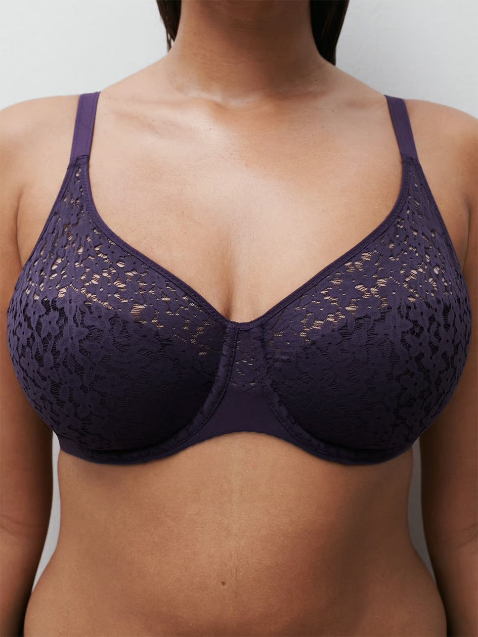 Chantelle Norah Molded Underwire Bra - Fatal Violet