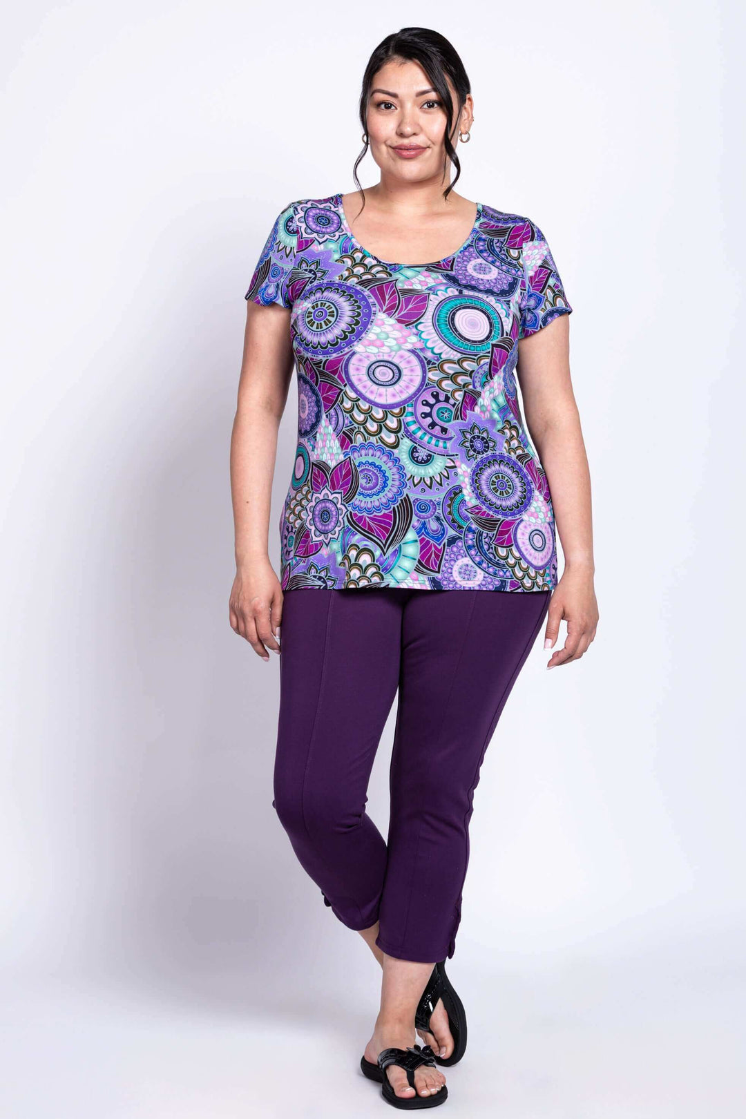 Avalon Short Sleeve Bamboo T-Shirt - Royale Peacock