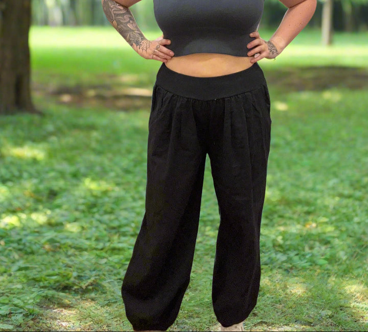 Woven Cotton Sheet Pants