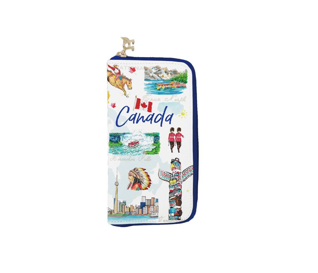 Canada Icons – Large Zip Wallet
