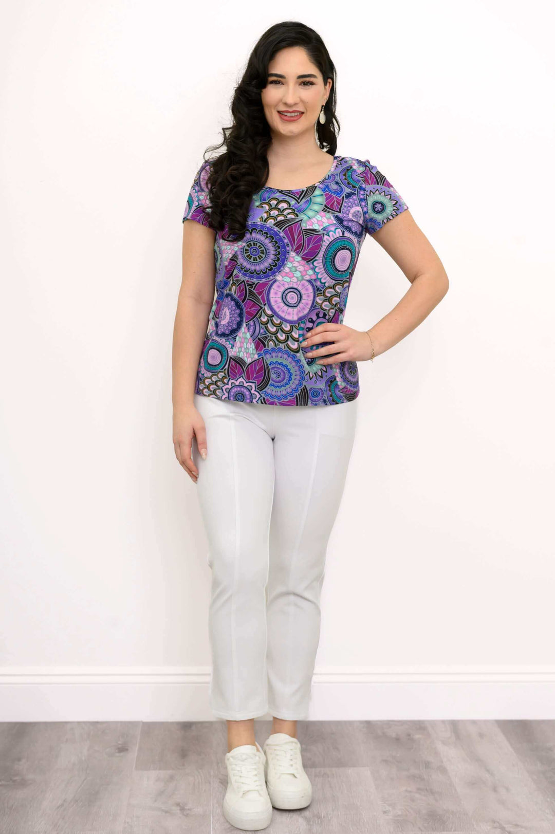 Avalon Short Sleeve Bamboo T-Shirt - Royale Peacock