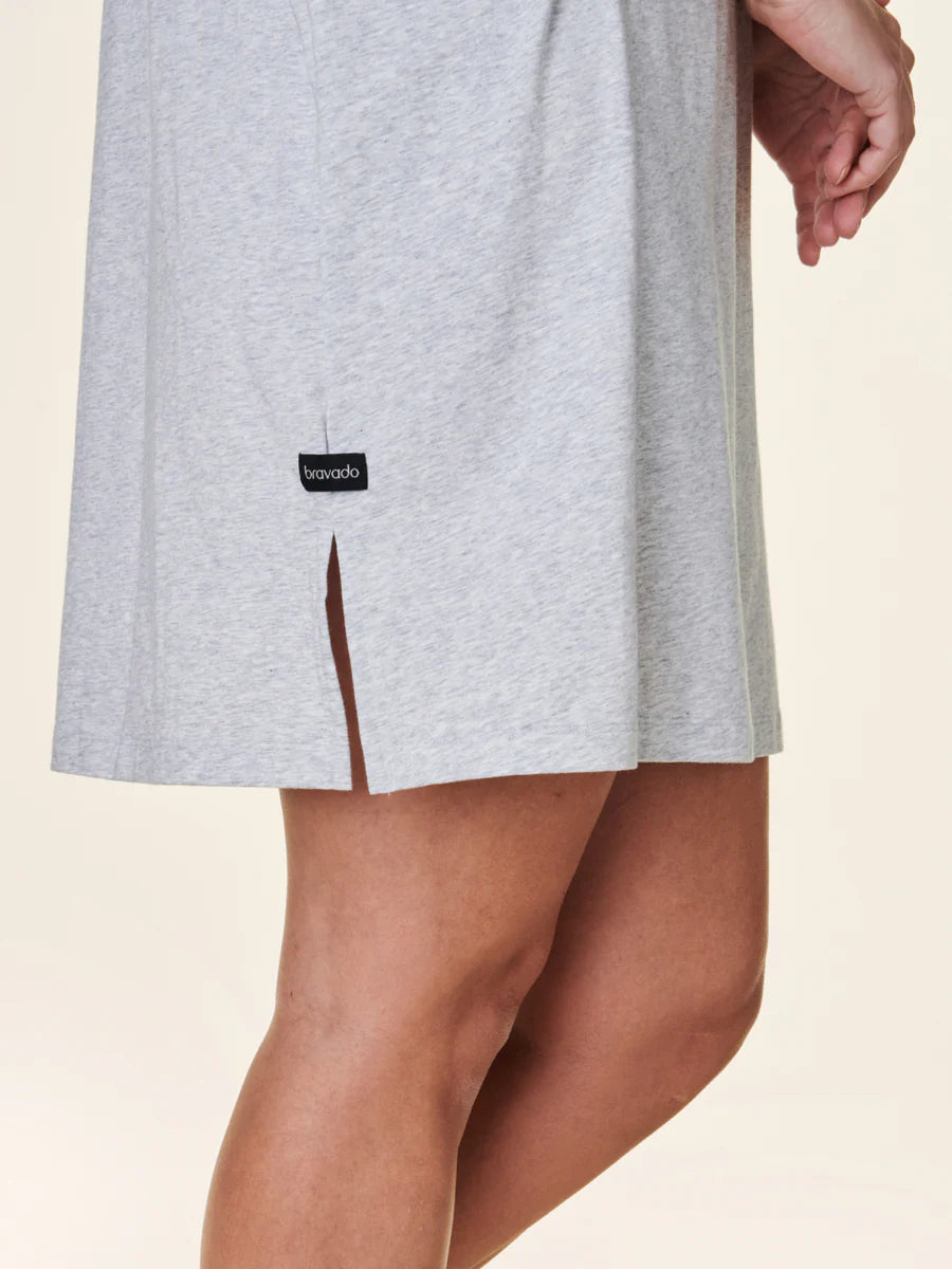 Nursing Nightie - Heather Grey