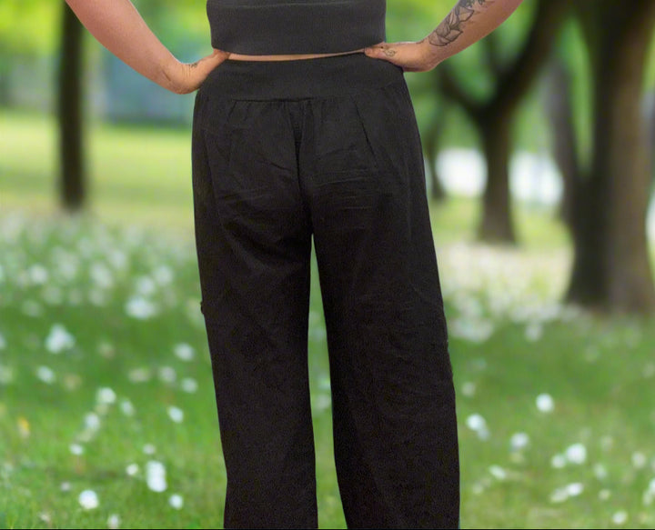Woven Cotton Sheet Pants