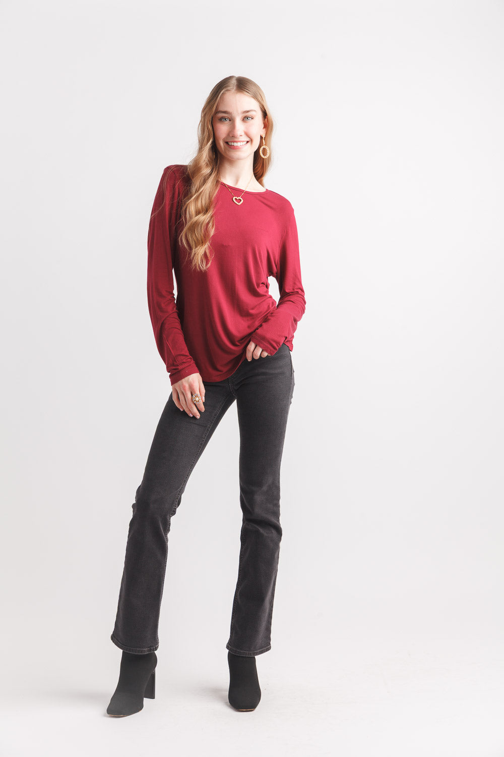 Bamboo Stretch Long Sleeve Top
