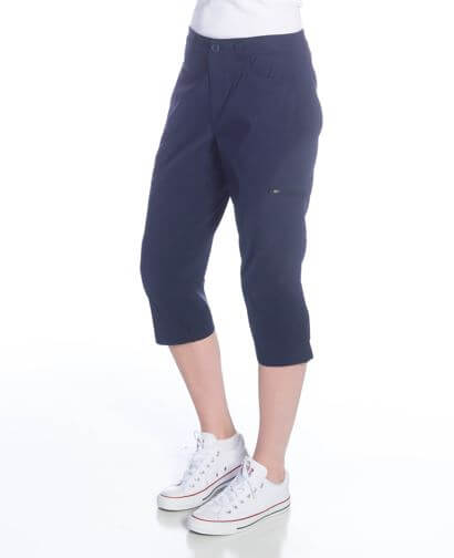 Ladies Stretch Capri with Pockets