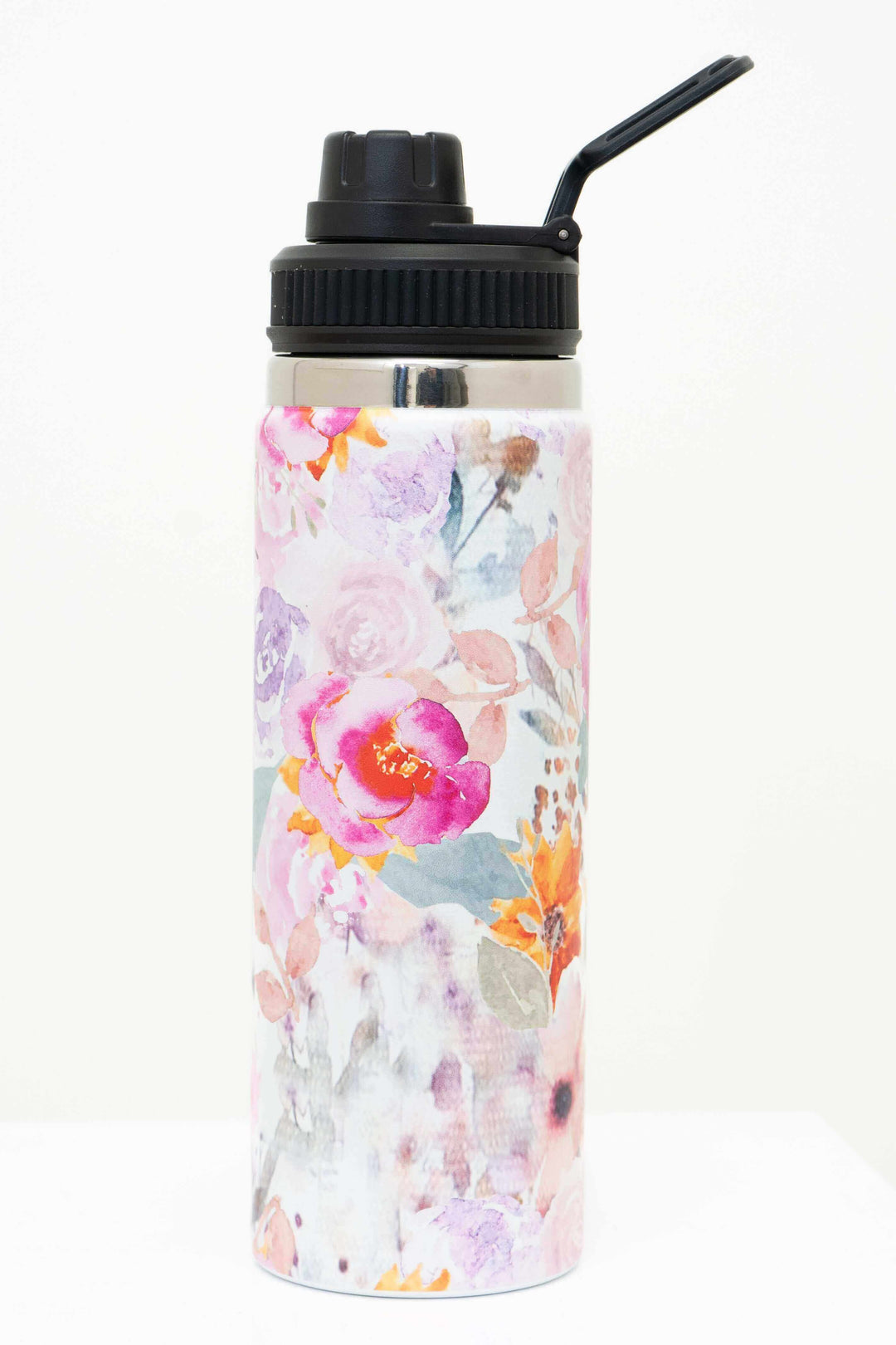 Water Bottle - Pink Bouquet