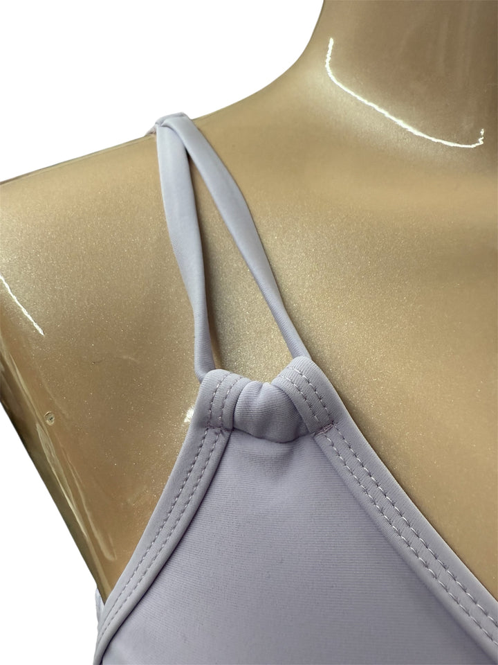 Nature Spirit Tankini with Removable Cups - Frosty Purple