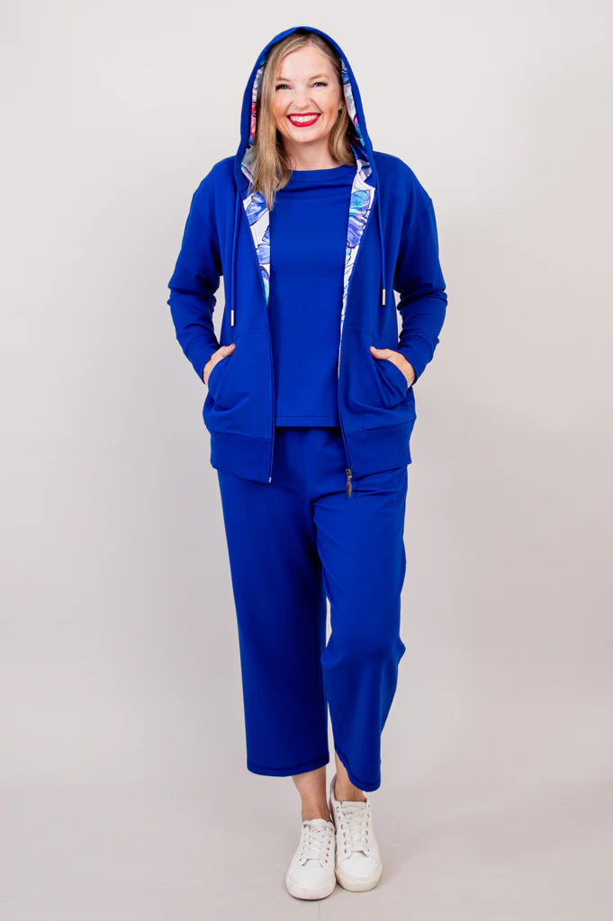 🇨🇦 Sky Bamboo / Cotton Hoodie - Cobalt