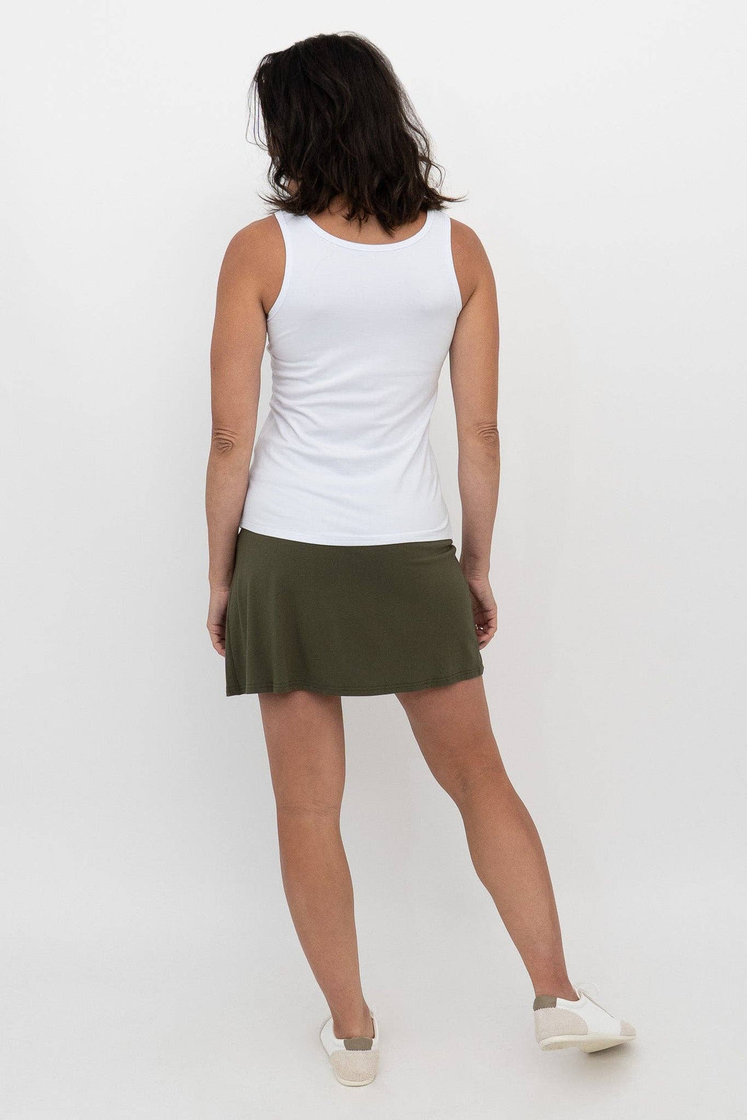 Melly Bamboo Skort - Khaki