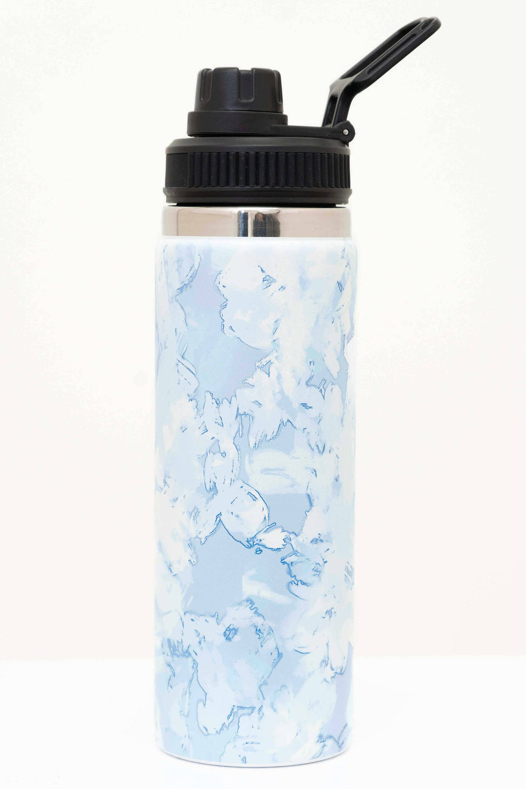 Water Bottle -  Denim Clouds