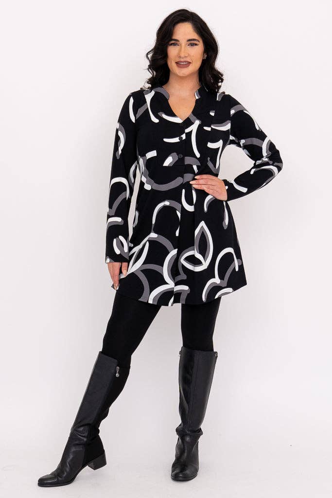 Edwina Long Sleeve Bamboo Tunic