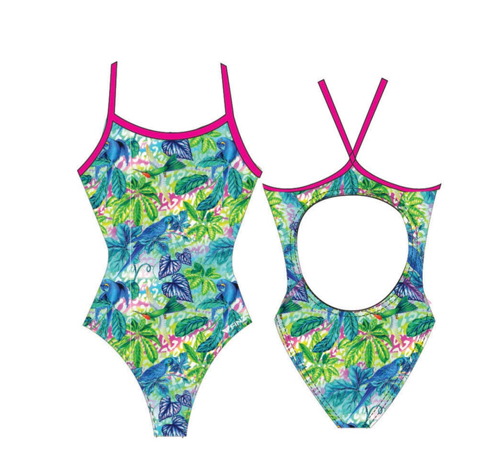 Finz Kids Printed Tri-Back Swimsuit