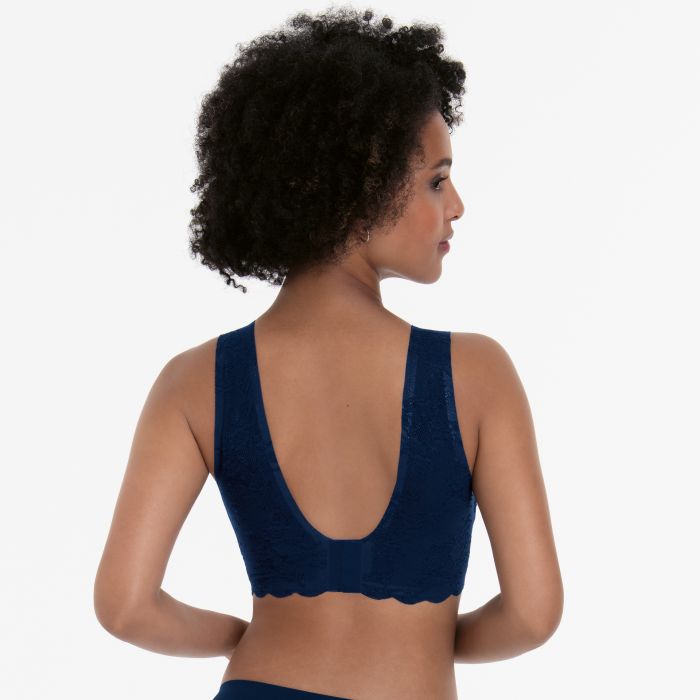 Anita Essentials Lace Bralette with Cups - Maritime Blue