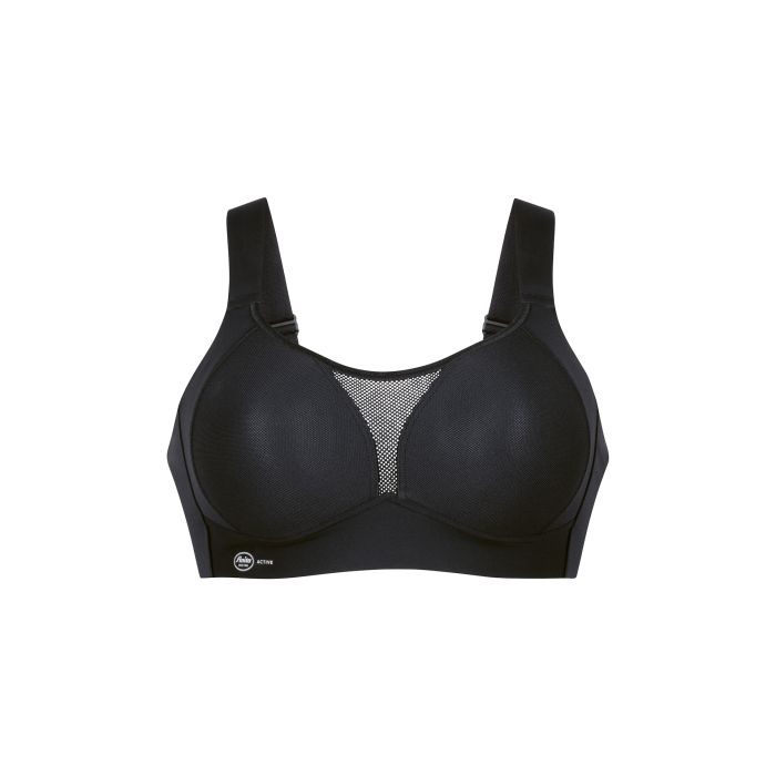 Anita Smart Control – Sports bra  - Black - Sheer Essentials Lingerie & Swimwear