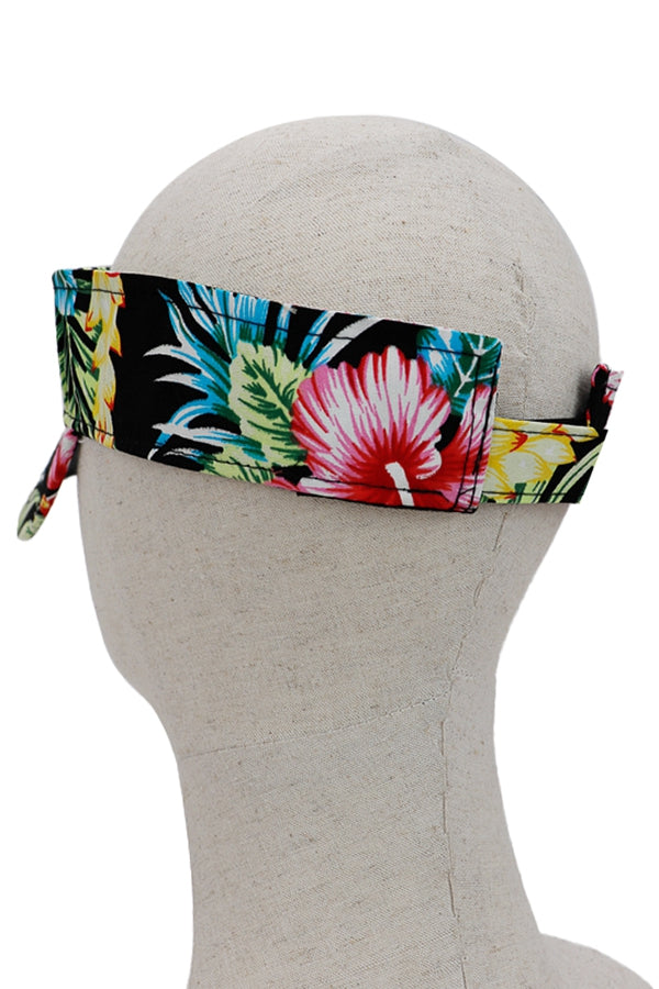 Hibiscus Flower Cotton Sun Visor