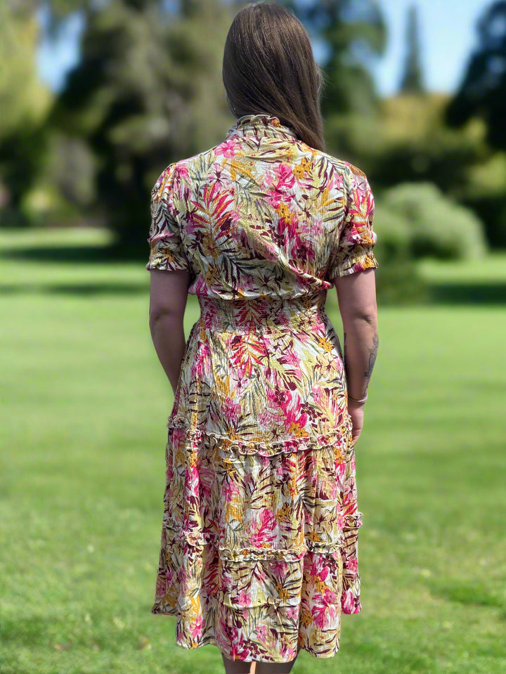 Papa Floral Tiered Maxi Dress