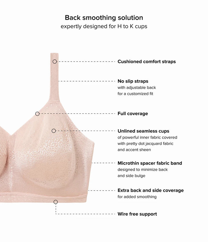 Back Appeal H-K Cup Wire Free Bra