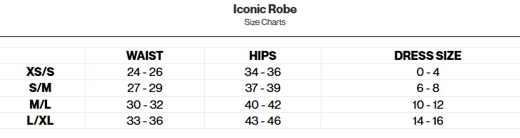 Fleur't Iconic Robe - Black - Sheer Essentials Lingerie & Swimwear