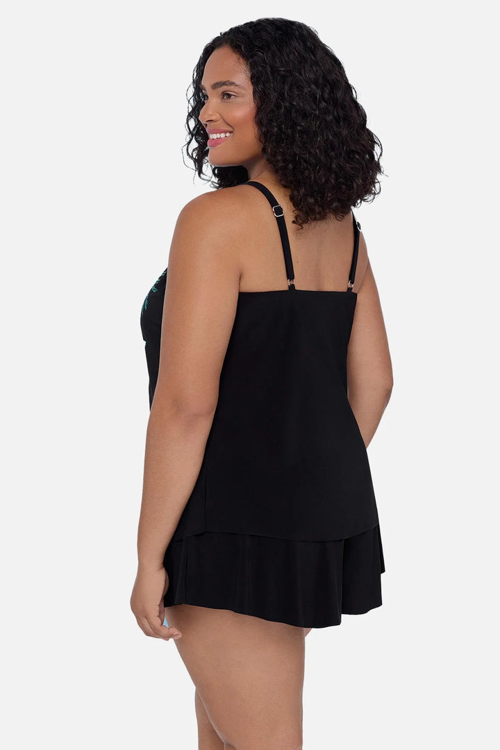 Hank Tankini Top - Whimsical Vines - Sheer Essentials Lingerie & Swimwear