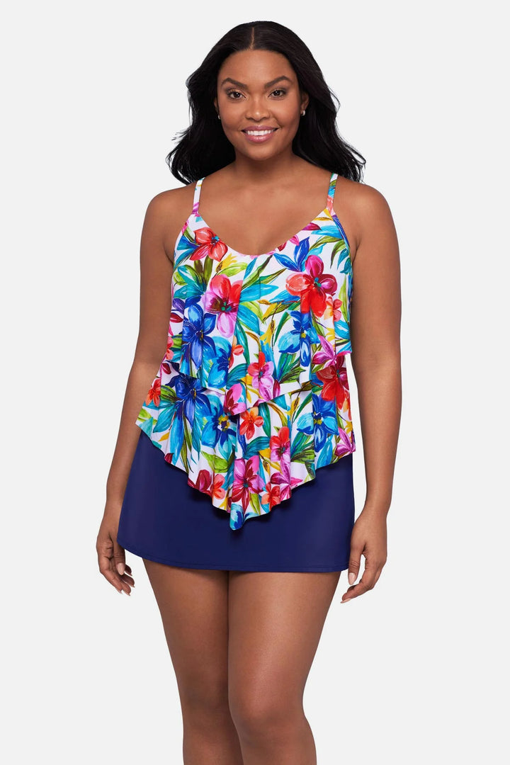 Ronnie Tankini Top - Tropical Treasure