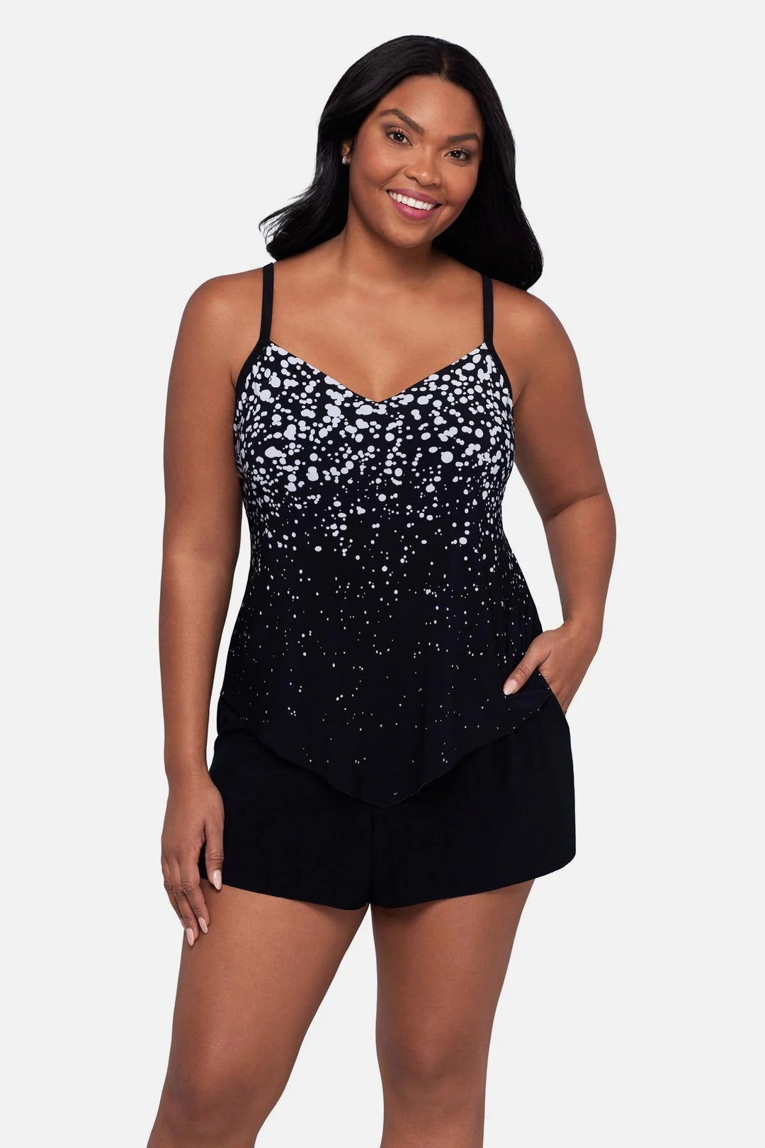 Hank Romper - Confetti Dot Ombre