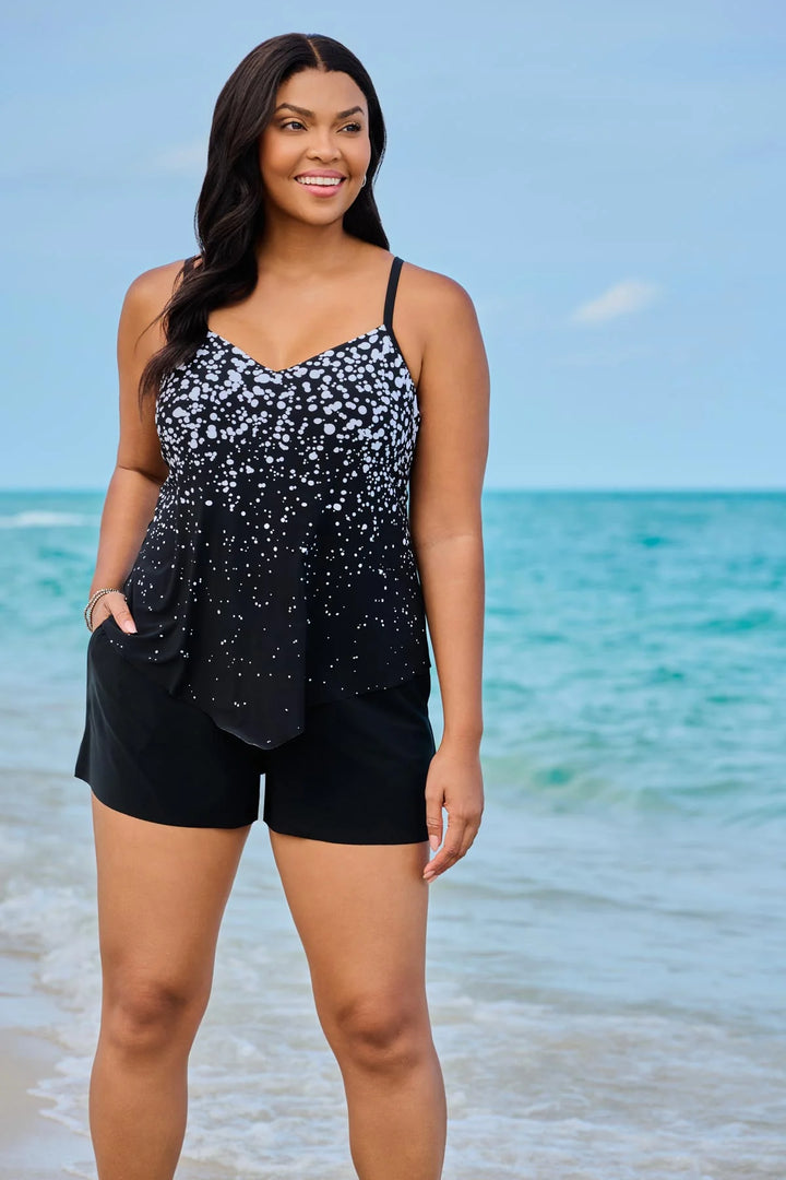 Hank Romper - Confetti Dot Ombre